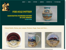 Tablet Screenshot of fireholepottery.com